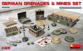 1:35 MiniArt 35258 German Grenades & Mines Set Plastic Modelbouwpakket
