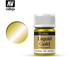 Vallejo Hobbyverf - 70792 Liquid Old Gold Verf potje - 35 ml