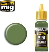 AMMO MIG 0003 Reseda Green RAL 6011 - Acryl Verf flesje
