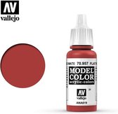 Vallejo 70957 Model Color Flat Red - Acryl Verf flesje