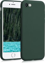 kwmobile telefoonhoesje geschikt voor Apple iPhone SE (2022) / iPhone SE (2020) / iPhone 8 / iPhone 7 - Hoesje voor smartphone - Precisie camera uitsnede - In mosgroen