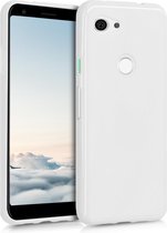 kwmobile telefoonhoesje voor Google Pixel 3a - Hoesje voor smartphone - Back cover in wit