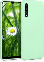 kwmobile telefoonhoesje voor Samsung Galaxy A30s - Hoesje voor smartphone - Back cover in pastelgroen