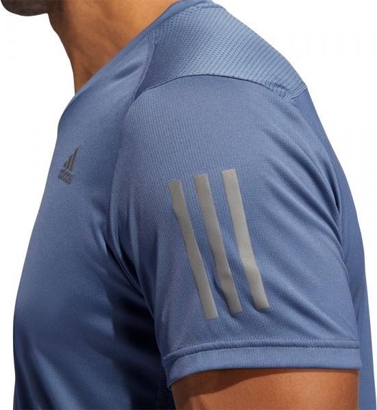 verdrietig toevoegen aan Ga naar het circuit adidas Own The Run Shirt Heren - turquoise - maat M | bol.com