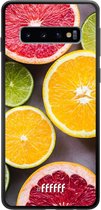 Samsung Galaxy S10 Hoesje TPU Case - Citrus Fruit #ffffff