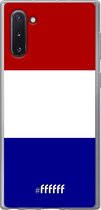 Samsung Galaxy Note 10 Hoesje Transparant TPU Case - Nederlandse vlag #ffffff