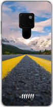 Huawei Mate 20 Hoesje Transparant TPU Case - Road Ahead #ffffff