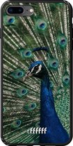 iPhone 8 Plus Hoesje TPU Case - Peacock #ffffff