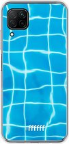 Huawei P40 Lite Hoesje Transparant TPU Case - Blue Pool #ffffff
