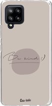Casetastic Samsung Galaxy A42 (2020) 5G Hoesje - Softcover Hoesje met Design - Be kind Print