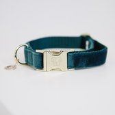 Kentucky Dogwear Hondenhalsband Velvet - Emerald S - 28-40cm