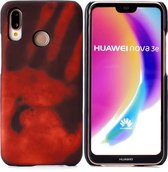 Paste Skin + PC thermische sensor verkleuring Case voor Huawei P20 Lite