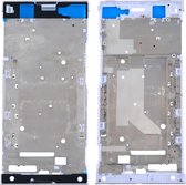 Frontbehuizing LCD Frame Bezelplaat voor Sony Xperia XA1 Ultra (wit)