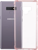 0.75mm Dropproof transparante TPU Case voor Galaxy Note9 (roze)