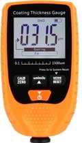 GM998 Digitale Diktemeters Verf Laagdiktemeter Autodiktemeters Tester Met Achtergrondverlichting Film (Oranje)