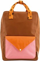 Sticky Lemon Sprinkles Envelope Backpack Large syrup brown bubbly pink carrot orange