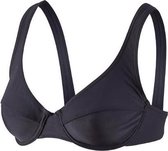 Beco Bikinitop Wire Bra Dames Polyamide Zwart Maat 38