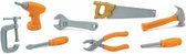 Safari Speelset Tools Toob Junior Grijs/oranje/bruin 8-delig
