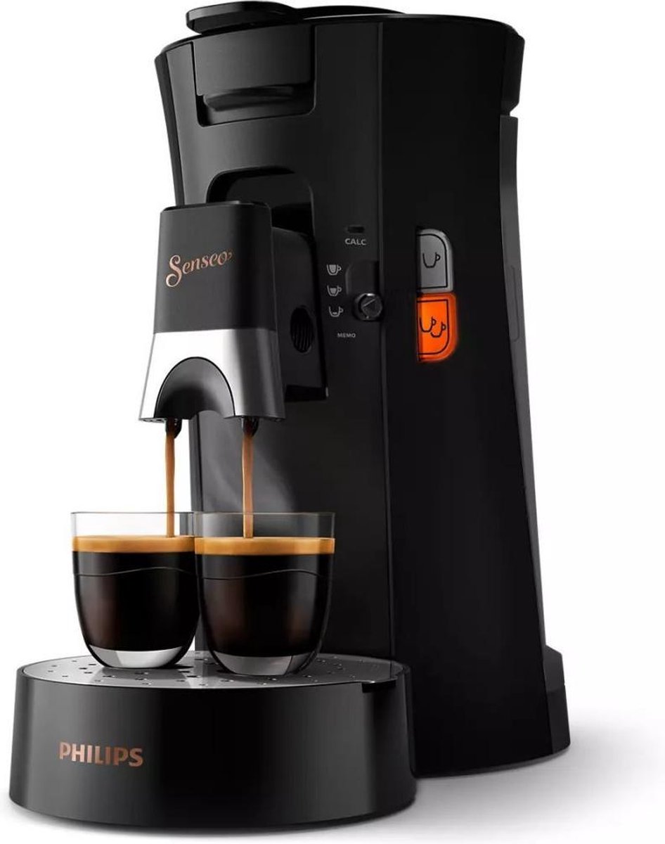 som Bemiddelaar Comorama Philips Senseo Select CSA240/60 - Koffiepadapparaat - Zwart | bol.com