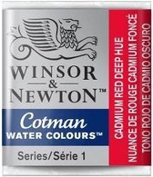 W&N Cotman Aquarelverf Half Napje Cadmium Red Deep Hue