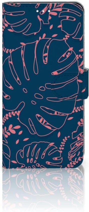 Portefeuille Samsung Galaxy S21 Coque Compatible avec Feuilles De Palmier