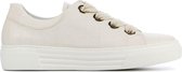 Gabor Vrouwen Leer Sneakers Damesschoenen Lage sneakers 66.464 - Wit - Maat 42