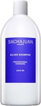 SachaJuan Silver Shampoo 1000ml - Zilvershampoo vrouwen - Voor Alle haartypes