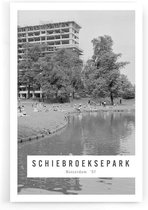 Walljar - Schiebroeksepark '57 - Muurdecoratie - Poster met lijst
