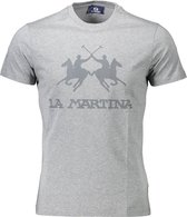 La Martina T-shirt Grijs L Heren