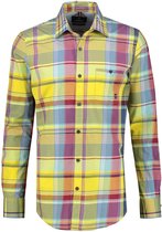 Lerros Lange mouw Overhemd - 20D1018 541 BRIGHT YELLOW (Maat: XXL)