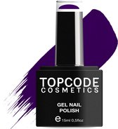 Gellak van TOPCODE Cosmetics - Dark blue - MCPU03 - 15 ml - Gel nagellak