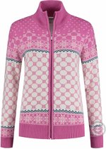 Kama ® Gebreid damesvest Windstopper®, roze (XL)