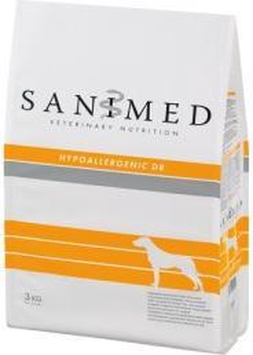 Sanimed Hypoallergenic Hond DR Eend en Rijst 12.5  kg
