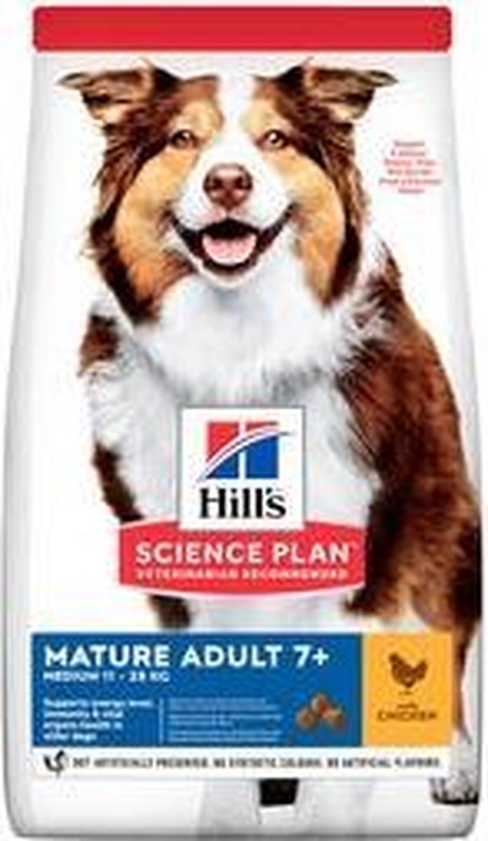 Hill's Canine Mature Adult Medium Kip - Hondenvoer - 2.5 kg thumbnail 7