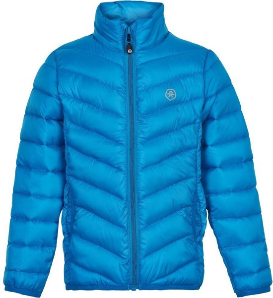 Color Kids - Compacte winterjas voor jongens - Gewatteerd - Lichtblauw - maat 110cm