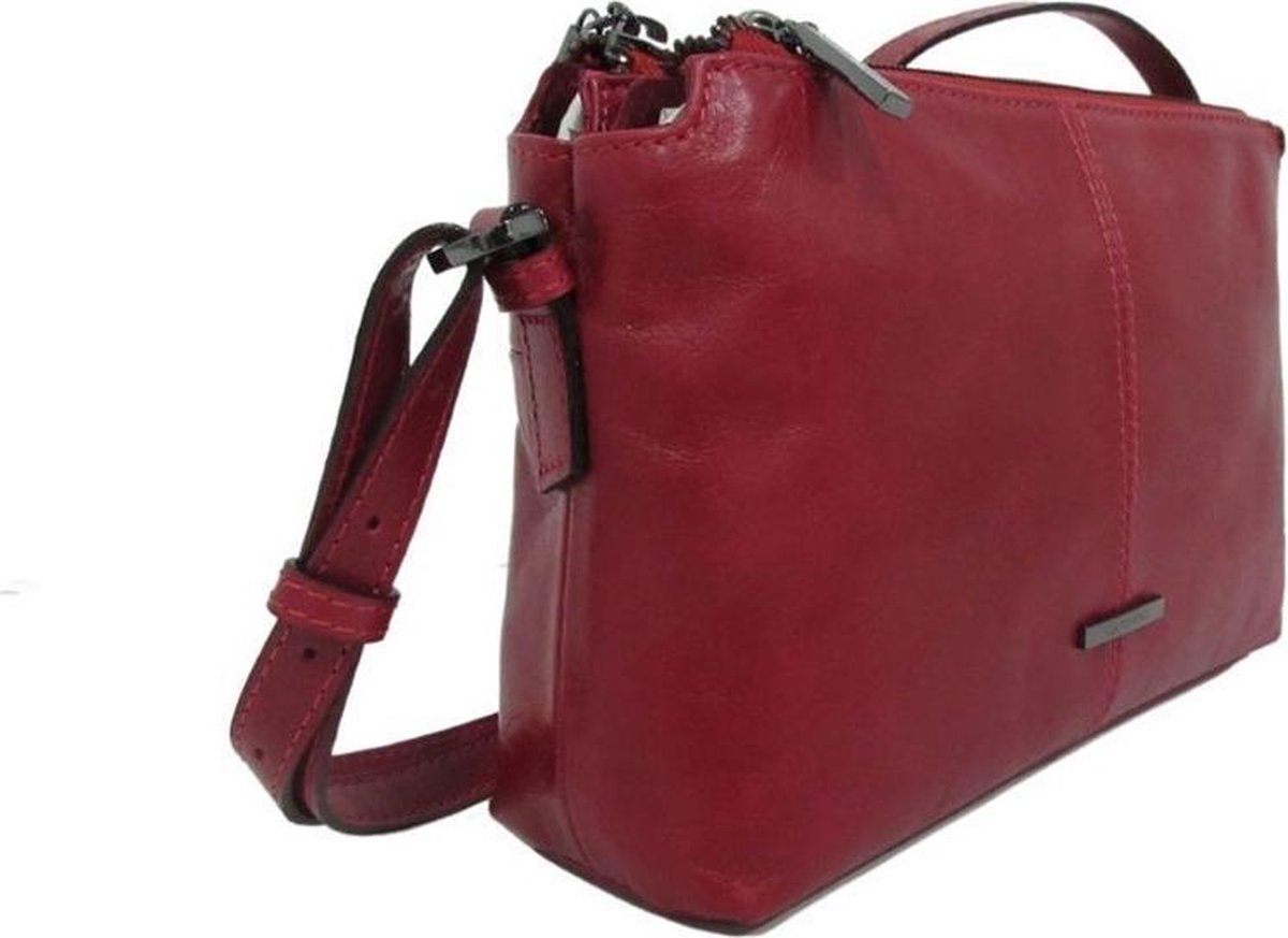 Claudio Ferrici Pelle Vecchia Crossbag Red