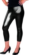 Wilbers - Punk & Rock Kostuum - Nauwsluitende Legging Zwart Vrouw - zwart - Maat 38 - Carnavalskleding - Verkleedkleding