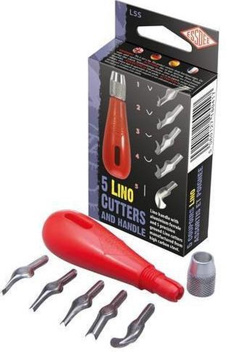 Essdee Lino cutters & handle (styles 1-5) - Essdee
