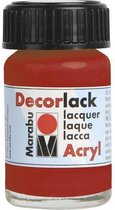 Decorlack-acryl 15 ml - Kersenrood