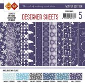 Card Deco - Designer Sheets - Winter Edition paars