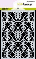 Sjabloon - Achtergrondsjabloon - Geometrische Art - 10,5x21cm - A6 - CraftEmotions