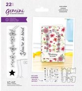 Gemini - Clearstamp&Snijmallen set - Best Of British Rose Garden