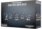 Warhammer 40.000 Space Marines Scout With Sniper Rifles
