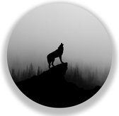Wandcirkel Jankende Wolf