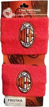 Ac milan Polsbanden rood met logo 2 stuks