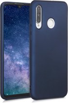 kwmobile telefoonhoesje geschikt voor Huawei P30 Lite - Hoesje voor smartphone - Back cover in metallic donkerblauw