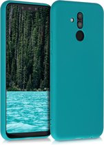 kwmobile telefoonhoesje geschikt voor Huawei Mate 20 Lite - Hoesje voor smartphone - Back cover in mat petrol