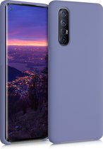 kwmobile telefoonhoesje voor Oppo Find X2 Neo - Hoesje met siliconen coating - Smartphone case in lavendelgrijs