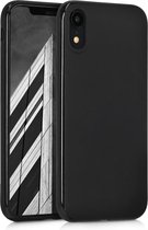 kwmobile telefoonhoesje voor Apple iPhone XR - Hoesje voor smartphone - Back cover in mat zwart