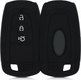 kwmobile autosleutel hoesje voor Ford 3-knops SmartKey autosleutel Keyless Go - Autosleutel behuizing in zwart